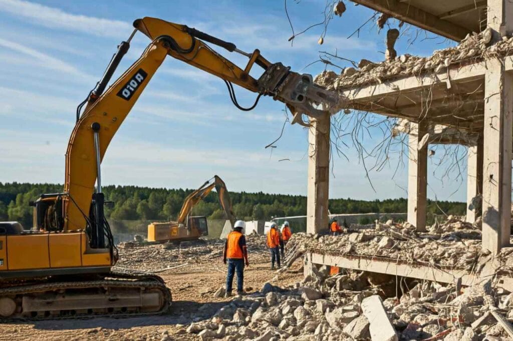 Building demolition