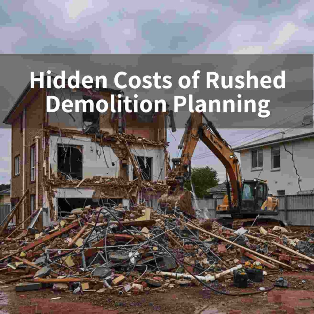 Hidden Costs of Rushed Demolition Planning