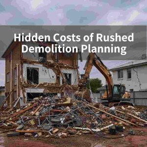 Hidden Costs of Rushed Demolition Planning